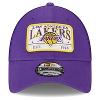 NWE LAKERS Violet NBA NWE FA23 Plaque surdimensionnée Patch Trucker 9Forty HATMENSTR
