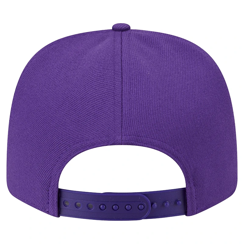 Men's New Era Purple Los Angeles Lakers Rope 9SEVENTY Adjustable Hat