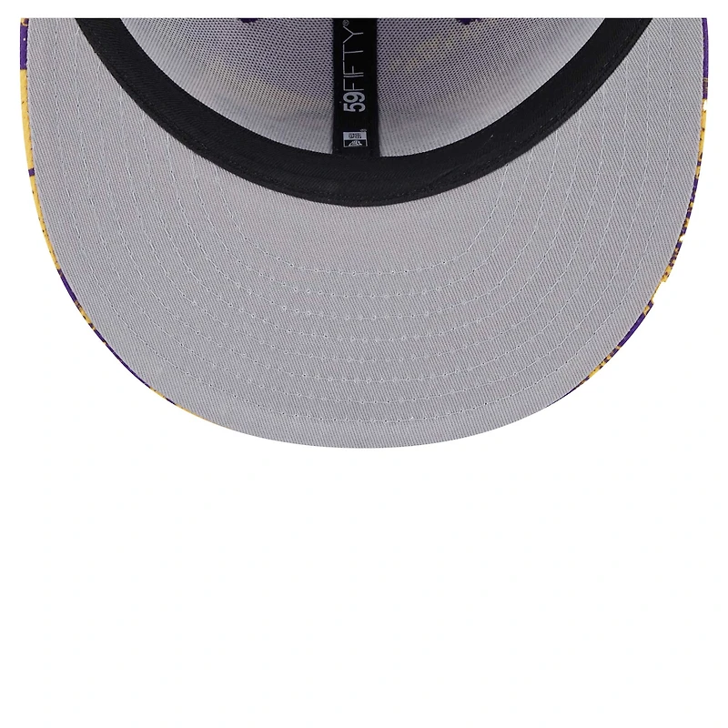 Casquette ajustée violette Los Angeles Lakers Tip-Off 59FIFTY New Era pour homme