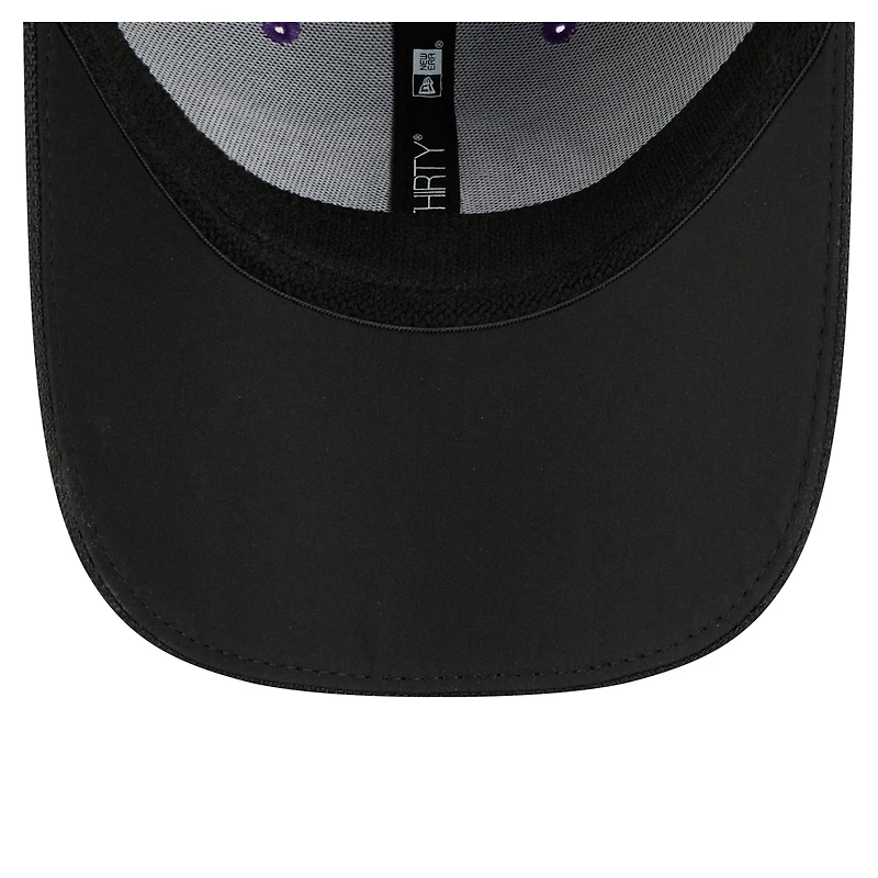 Men's New Era Purple Los Angeles Lakers Visor Hit 39THIRTY Flex Hat