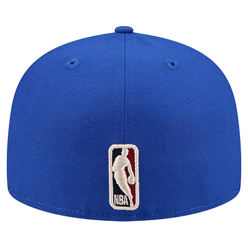 Casquette ajustée New Era Royal Los Angeles Lakers Core Logo 59FIFTY pour homme