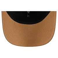 Men's New Era Tan/Light Brown Los Angeles Lakers Two-Tone 9SEVENTY Adjustable Trucker Hat