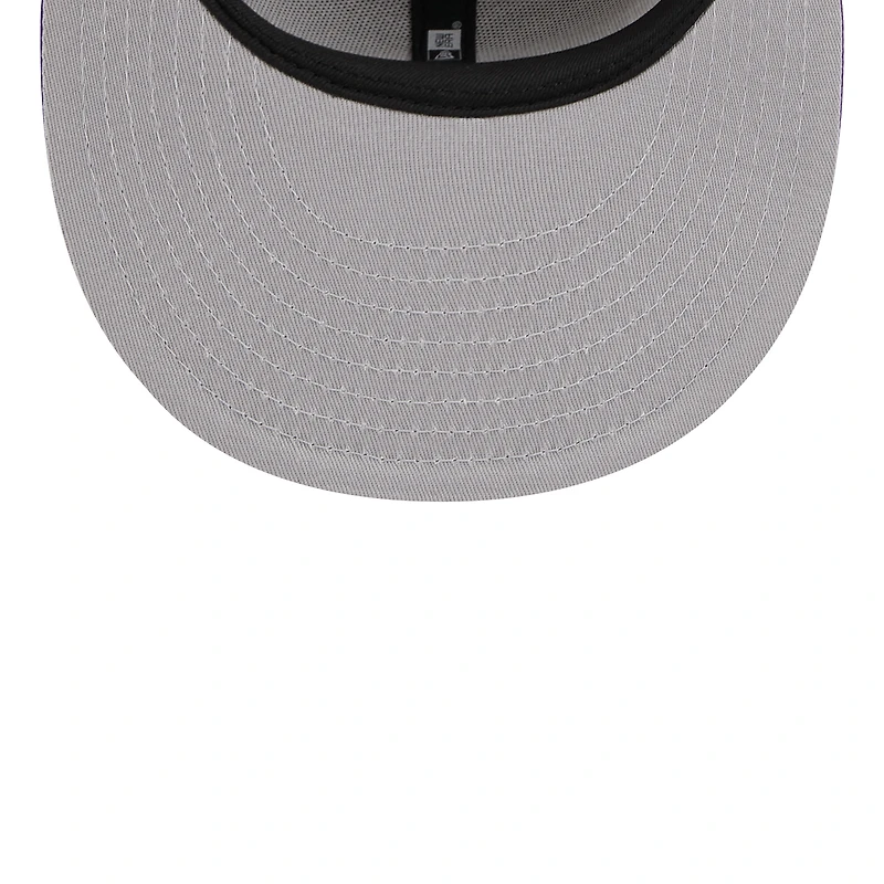 Casquette ajustée 59FIFTY NBA Draft 2024 New Era pour hommes, beige/violet