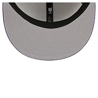 Men's New Era  Tan/Purple Los Angeles Lakers Localized City Icon 59FIFTY Fitted Hat