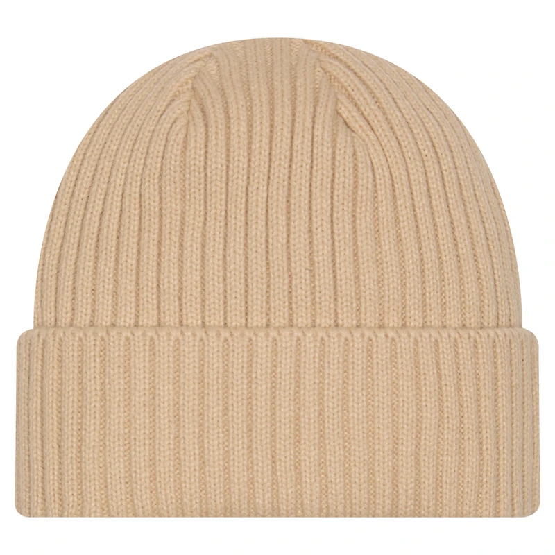 Men's New Era  Tan Los Angeles Lakers Color Pack Cuffed Knit Hat