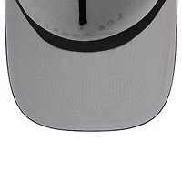 Casquette ajustée New Era 59FIFTY blanche/violette pour homme, NBA Draft 2025, Los Angeles Lakers