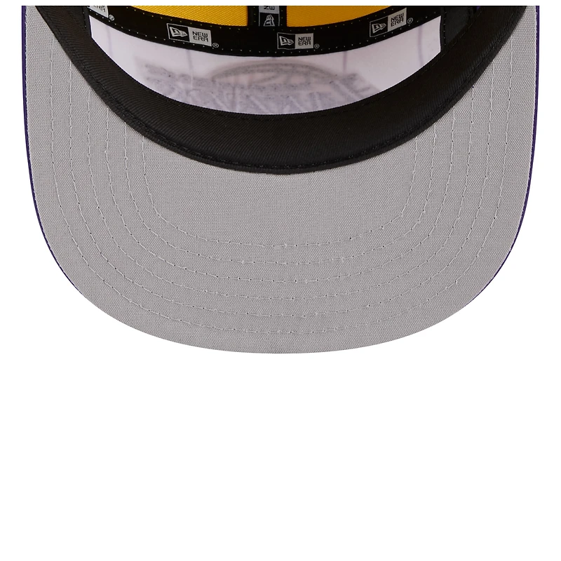 Men's New Era White/Purple Los Angeles Lakers 2025 NBA Tip Off Camper Adjustable Hat