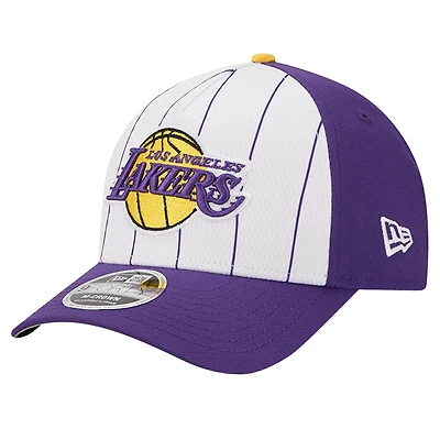 Men's New Era  White/Purple Los Angeles Lakers 2025 NBA Tip Off M-Crown A-Frame 9FORTY Adjustable Hat