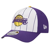 Men's New Era  White/Purple Los Angeles Lakers 2025 NBA Tip Off M-Crown A-Frame 9FORTY Adjustable Hat