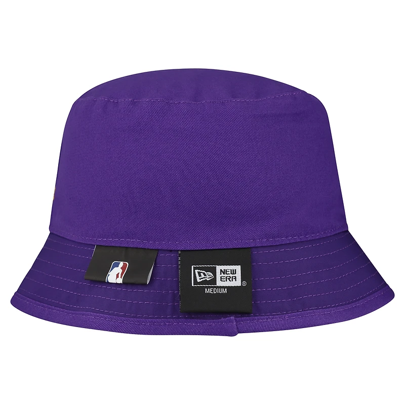 Bob réversible blanc Los Angeles Lakers Team Cheer pour homme New Era