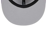 Men's New Era  White Los Angeles Lakers Throwback Satin 59FIFTY Fitted Hat