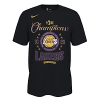 Men's Nike Black Los Angeles Lakers 2020 NBA Finals Champions Locker Room T-Shirt