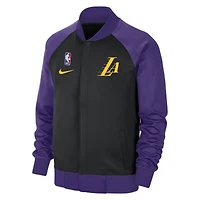 Men's Nike Black Los Angeles Lakers 2024/25 City Edition Authentic Showtime Performance Full-Zip Jacket