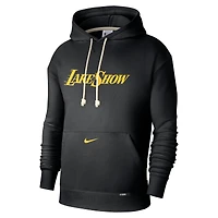 Sweat à capuche Nike noir Los Angeles Lakers 2024/25 City Edition Courtside Standard Issue pour homme