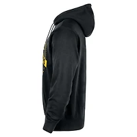 Men's Nike Black Los Angeles Lakers 2025/26 Authentic Practice Club Pullover Hoodie