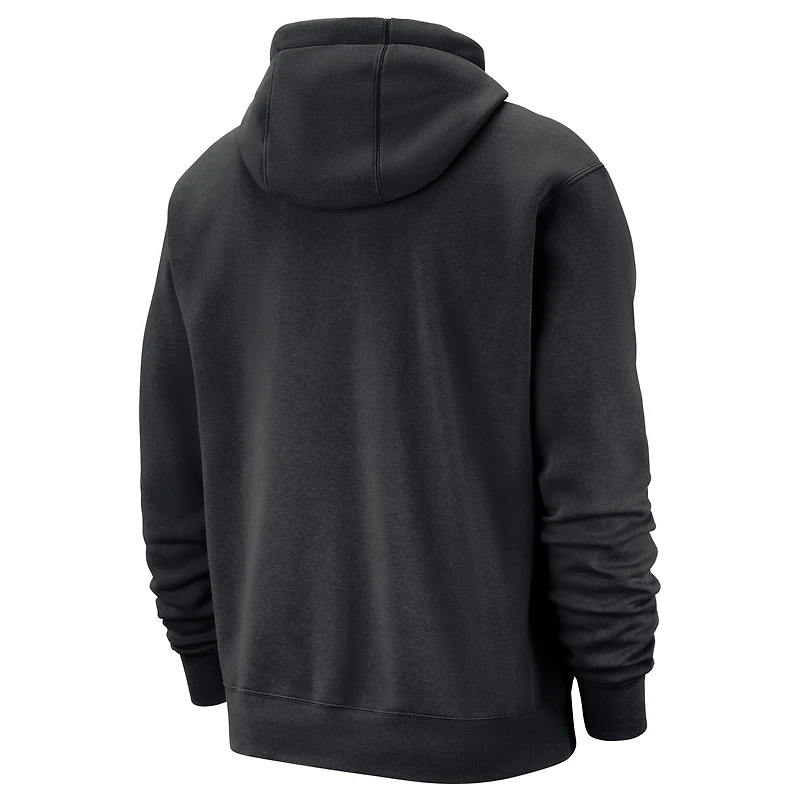 Sweat à capuche Nike noir pour homme, Los Angeles Lakers, édition City 2025/26, logo essentiel remix