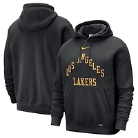 Men's Nike  Black Los Angeles Lakers 2025/26 City Edition Essential Remix Club Hoodie