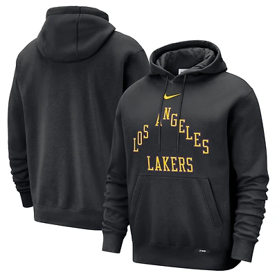 Men's Nike Black Los Angeles Lakers 2025/26 City Edition Essential Remix Club Hoodie