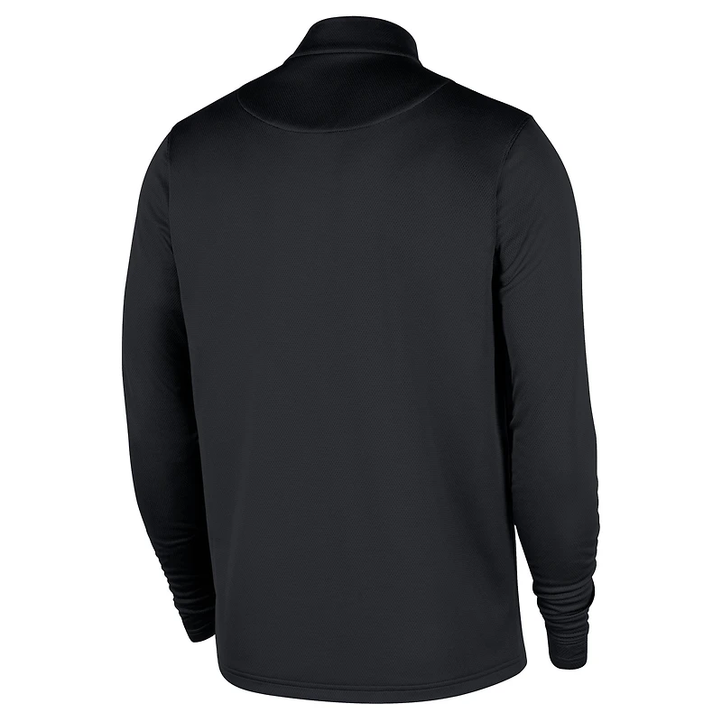 Men's Nike  Black Los Angeles Lakers 2025/26 City Edition Remix Authentic Coaches Dri-FIT Half-Zip Pullover