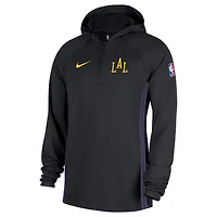 Men's Nike  Black Los Angeles Lakers 2025/26 City Edition Remix Authentic On-Court Quarter-Zip Dri-FIT Hooded Jacket