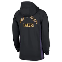 Men's Nike  Black Los Angeles Lakers 2025/26 City Edition Remix Authentic On-Court Quarter-Zip Dri-FIT Hooded Jacket