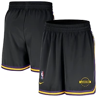 Short tissé Nike noir authentique Los Angeles Lakers pour homme