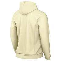 Men's Nike Cream Los Angeles Lakers Authentic Standard Issue Full-Zip Hoodie Jacket