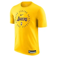 T-shirt Nike Gold Los Angeles Lakers 2024/25 Legend pour homme, entraînement sur le terrain