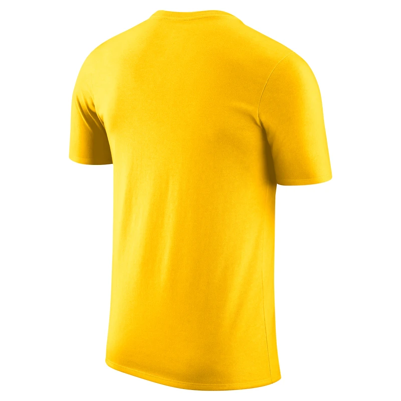 T-shirt Nike Gold Los Angeles Lakers 2024/25 Legend pour homme, entraînement sur le terrain