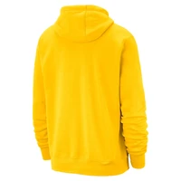 Men's Nike Gold Los Angeles Lakers Essential Logo Club Pullover Hoodie