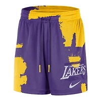 Men's Nike Purple/Gold Los Angeles Lakers Courtside Club Dri-FIT Practice Shorts