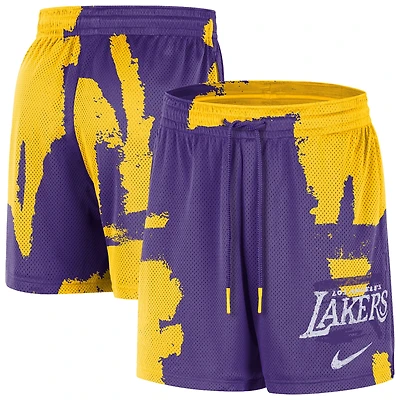 Men's Nike Purple/Gold Los Angeles Lakers Courtside Club Dri-FIT Practice Shorts