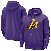 Sweat à capuche Nike violet Los Angeles Lakers 2024/25 City Edition pour homme