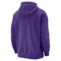 Sweat à capuche Nike violet Los Angeles Lakers 2024/25 City Edition pour homme