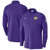 Men's Nike Purple Los Angeles Lakers 2024/25 Courtside Performance Half-Zip Top