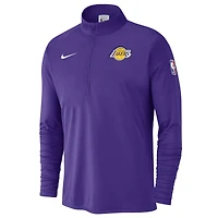 Men's Nike Purple Los Angeles Lakers 2024/25 Courtside Performance Half-Zip Top