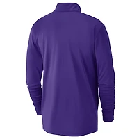 Men's Nike Purple Los Angeles Lakers 2024/25 Courtside Performance Half-Zip Top