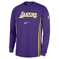 Men's Nike Purple Los Angeles Lakers 2025/26 Authentic Pre-Game Legend Dri-FIT Long Sleeve Shooting Shirt