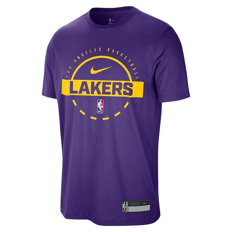 Men's Nike Purple Los Angeles Lakers 2025/26 On-Court Flare Performance Practice T-Shirt