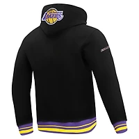 Men's Pro Standard Black Los Angeles Lakers Area Code Pullover Hoodie