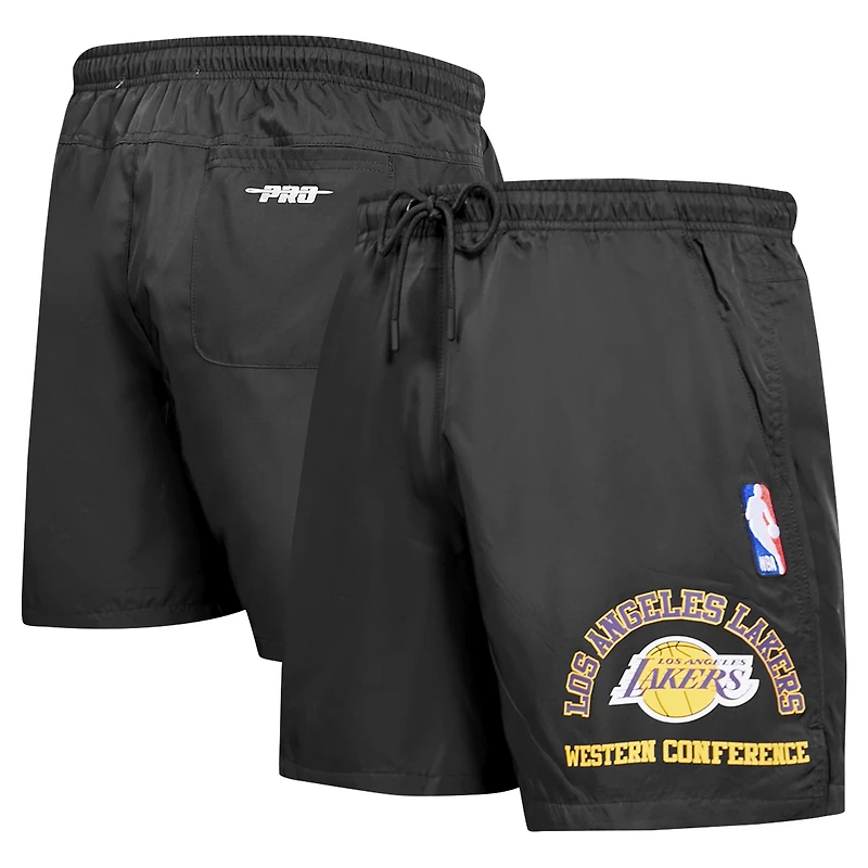 Men's Pro Standard Black Los Angeles Lakers Area Code Shorts