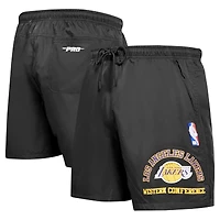 Men's Pro Standard Black Los Angeles Lakers Area Code Shorts