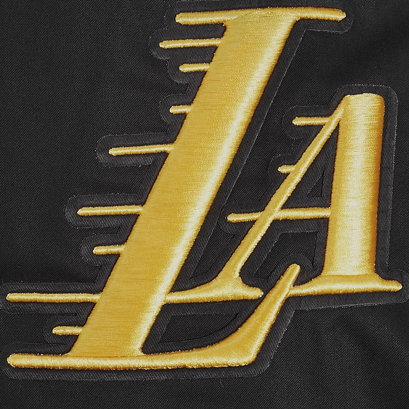 Veste zippée en sergé noir Pro Standard Los Angeles Lakers Area Code pour homme