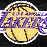 Coffret cadeau pull à col rond et bonnet en tricot revers Pro Standard noir des Los Angeles Lakers pour hommes