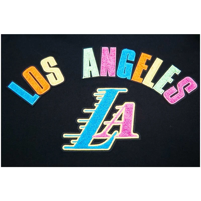 Sweat à capuche Pro Standard Los Angeles Lakers néon noir pour homme