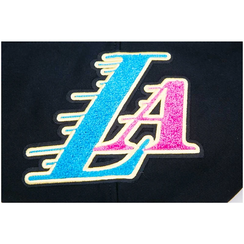 Sweat à capuche Pro Standard Los Angeles Lakers néon noir pour homme