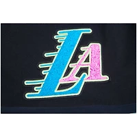 Short néon Los Angeles Lakers Pro Standard noir pour homme