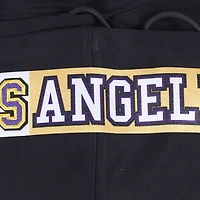 Sweat à capuche logo fendu Pro Standard pour homme, noir, Los Angeles Lakers