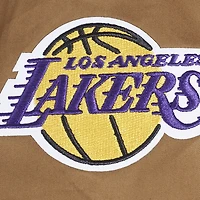 Veste zippée en sergé Paint The City des Los Angeles Lakers Pro Standard marron pour homme