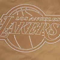 Veste zippée en sergé Paint The City des Los Angeles Lakers Pro Standard marron pour homme